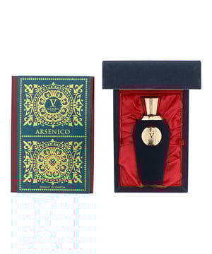 Arsenico is a unisex fragrance, created by Paolo Terenzi and launched in 2017 by V Canto. The fragrance has top notes of Apple, Pineapple Red Currant and Bergamot, with middle notes of Cedar, Patchouli, Birch, Cypriol Oil (or Nagarmotha), Jasmine, Tonka Bean and Benzoin, and base notes of Oakmoss, Musk and Amber. The scent is something rather unique, blending together Sweet, Fruity yet earthy and woody tones.