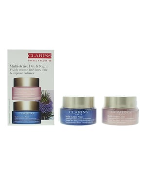 Clarins Multi-Active 2 Piece Gift Set offers the perfect day-to-night skincare duo for radiant, nourished skin. It includes a 50ml Day Cream to hydrate and protect throughout the day and a 50ml Night Cream to replenish and restore while you sleep. This essential set ensures round-the-clock hydration and care for a healthy, glowing complexion.