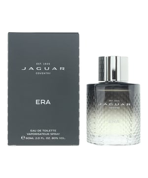 Jaguar Era is a woody spicy fragrance for men, which was launched in 2022 by Jaguar. The fragrance contains top notes of Bergamot, Lemon and Mandarin Orange; with middle notes of Mojito, Spices, Pineapple, Geranium, Lavender, Cardamom and Anise; and base notes of Sandalwood, Virginia Cedar, Cedar Needles, Patchouli, Cedar, Amber and Musk. Housed in a unique and eye catching bottle, the Jaguar philosophy stands out from the look of the packaging right through the fragrance it's self, which is modern, zesty, spicy and suave.