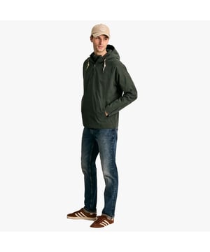 Joules TEAL WILTON Pullover Mens Dry Wax Jacket Teal

Closure/Fastening: Zip

Features: Breathable,Comfort,Lightweight,Waterproof,Water Resistant

Item Weight: 0.4 KG

Clothing Fit: Regular

Single Or Multi Pack?: Single

Gift Boxed: No

Material Composition: Main 65% Polyester, 35% Cotton. Lining 100% Polyester.

Jacket Type: Raincoat,Hooded jacket
Product Code: 566506-TEAL