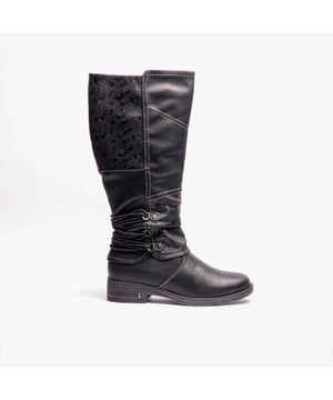 Lotus Lotus KENZA Womens Boots Black

Closure/Fastening: Zip

Features: Comfort

Shoe Width: Regular

Item Weight: 1 KG

Heel Height: Low (2.5-4.9cm)

Boot Style: Tall Boots
Product Code: ULB356BB90