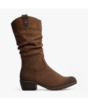 Rieker Rieker 93775-25 Womens Boots Brown

 Upper Material: Faux Leather

Lining Material: Textile

Sole Material: Synthetic

Closure/Fastening: Zip

Features: Comfort

Heel Type: Block

Toe Shape: Chisel/Almond

Shoe Width: Regular

Item Weight: 0.8 KG

Heel Height: Low (2.5-4.9cm)

Shoe Shaft Height: Mid-Calf

Boot Style: Tall Boots

Gift Boxed: No
Product Code: 93775-25