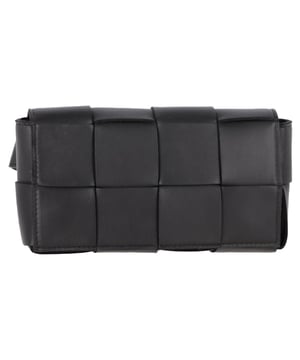 VINTAGE, RRP AS NEW
The Bottega Veneta Cassette Belt Bag in Black Leather is the ultimate blend of sleek functionality and luxury. Crafted from the brand's signature mini intreccio woven leather, this belt bag offers a compact and sophisticated way to carry your essentials. The magnetic closure ensures easy access, while the single interior open pocket helps you stay organized without the bulk. Perfect for hands-free convenience, wear it at your waist over a jacket for a street-chic look, or pair it with a casual outfit for a refined, modern touch. This bag adds an element of high-end craftsmanship to your everyday style.
with Dust bag

Bottega Veneta Cassette Belt Bag in Black Leather
Condition: Excellent
Signs of wear: No retail tag, No visible sign of wear., 
Packaging: Dust bag
Color: black
Material: Leather | leather
Size: One Size | One Size
Measurements: Width: 50; Height: 90; Length: 180; Handle drop: 0; Strap length: 800
SKU: MRPPUGBBA452963M