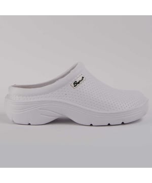 Bequeme Clogs für Damen. Bequeme Passform. Abnehmbare, gepolsterte Einlegesohle. Hergestellt von anderen Marken für unsere Marke.
