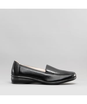 Dr Keller SALLY Womens Slip-On Loafers Black

 Upper Material: Faux Leather

Closure/Fastening: Slip-On

Features: Comfort

Heel Type: Wedge

Toe Shape: Round

Shoe Width: Wide

Item Weight: 0.48 KG

Heel Height: Flat (Under 2.5cm)

Shoe Style: Loafer

Gift Boxed: No
Product Code: A0332BLK
