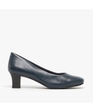 Comfort Plus KARLY Ladies Leather Court Shoes Navy

 Upper Material: Synthetic Leather

Closure/Fastening: Slip-On

Features: Comfort

Heel Type: Block

Toe Shape: Square

Shoe Width: Wide

Item Weight: 0.5 KG

Heel Height: Low (2.5-4.9cm)

Shoe Style: Court

Gift Boxed: No
Product Code: B0352-NVY