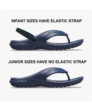 Crocs 202871-410 CLASSIC FLIP Kids Sandals Navy

 Upper Material: Croslite

Lining Material: Croslite

Sole Material: Croslite

Closure/Fastening: Slip-On

Features: Comfort

Toe Shape: Round

Shoe Width: Regular

Item Weight: 0.3 KG

Heel Height: Flat (Under 2.5cm)

Sandal Style: Sandals

Gift Boxed: No
Product Code: 202871-410