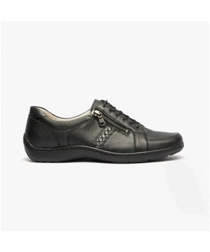 Waldlaufer HENNI 496054 Ladies Leather Shoes Black

 Upper Material: Leather

Lining Material: Leather

Sole Material: Polyurethane

Closure/Fastening: Lace-Up

Features: Comfort

Toe Shape: Round

Shoe Width: Regular

Item Weight: 0.5 KG

Heel Height: Flat (Under 2.5cm)

Shoe Style: Casual

Gift Boxed: No
Product Code: 496054-204-001