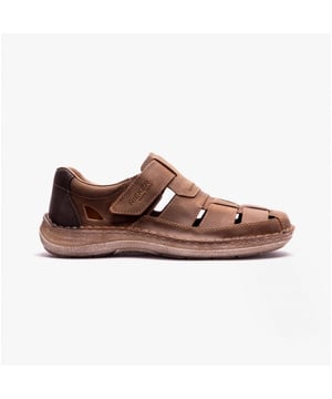 Rieker 03078-25 Mens Fisherman Sandals Brown

 Upper Material: Suede

Lining Material: Leather

Sole Material: RIRICON-sole

Closure/Fastening: Touch Fasten

Features: Comfort,Breathable

Toe Shape: Round

Shoe Width: Wide

Item Weight: 1 KG

Heel Height: Flat (Under 2.5cm)

Shoe Style: Fisherman

Gift Boxed: No
Product Code: 03078-25