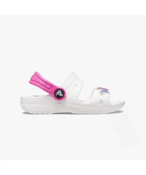 Crocs 207803-100 CLASSIC SANDAL Kids Sandals White

 Upper Material: Croslite

Lining Material: Unlined

Sole Material: Croslite

Closure/Fastening: Slip-On

Features: Lightweight,Water Resistant,Comfort,Breathable

Toe Shape: Round

Shoe Width: Regular

Item Weight: 0.5 KG

Heel Height: Flat (Under 2.5cm)

Sandal Style: Sandals

Gift Boxed: No
Product Code: 207803-100