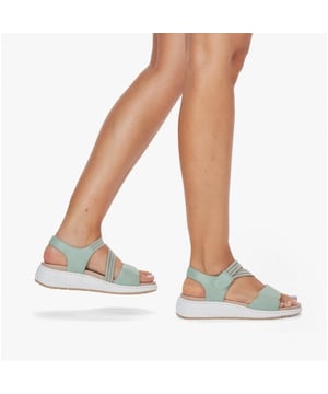 Rieker 64353-52 Ladies Adjustable Sandals Green

 Upper Material: Synthetic

Lining Material: Synthetic

Sole Material: Polyurethane

Closure/Fastening: Lace-Up

Features: Lightweight

Toe Shape: Round

Shoe Width: Regular

Item Weight: 1 KG

Heel Height: Low (2.5-4.9cm)

Sandal Style: Sandals

Gift Boxed: No
Product Code: 64353-52