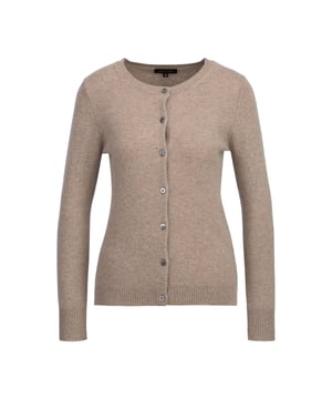 Der Kashmir Cardigan von DINE ‘N’ DANCE vereint Luxus und Komfort. Aus feinstem Kashmir gefertigt, bietet er ein unglaublich weiches Tragegefühl. Mit seinem eleganten Schnitt und zeitlosen Design passt er perfekt zu jedem Outfit und sorgt für stilvolle Wärme an kühlen Tagen. Ein echtes Must-Have!