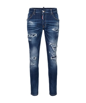 De Dsquared2 jeans combineren trendbewuste stijl met een perfecte pasvorm. Gemaakt van hoogwaardig denim, bieden ze zowel comfort als duurzaamheid. Met hun moderne snit en subtiele logo-details zijn ze een echt statement-piece voor de modebewuste man.