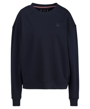 Klassisches Sweatshirt aus weichem Sweatstoff mit dezentem Logo auf der Brust. Die Baumwoll-Polyester-Mischung sorgt für ein angenehmes Tragegefühl und eine bequeme Passform.