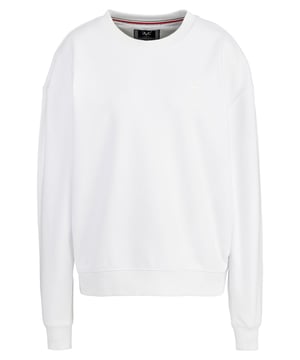 Klassisches Sweatshirt aus weichem Sweatstoff mit dezentem Logo auf der Brust. Die Baumwoll-Polyester-Mischung sorgt für ein angenehmes Tragegefühl und eine bequeme Passform.