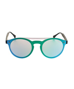 Must Have unisex sunglasses that combine durability and lightness for comfortable and modern use.

 Shape and design:
 - These Must Have sunglasses have a round silhouette.

 Frame Material:
 - The frame of these glasses is made of polycarbonate.

 Brand details:
 - Engraving of the Must Have logo on the temples and on one of the lenses.
 - These design elements help to clearly identify the model as part of the Must Have sunglasses collection.

 Glasses:
 - Polarized lenses.
 - 100% UV protection.

 Content:
 - Glasses, case, handkerchief and brochure.
 Measures: Lens height: 50 mm, Lens width: 50 mm, Bridge: 15 mm, Temples: 140 mm
 Composition: Polycarbonate
 Care:
- Wash only with water or, if necessary, a mild soap.
 - Dry with a soft cloth to avoid scratches.
 - Avoid contact with harsh surfaces or abrasive liquids.