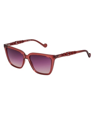 LIU JO women's sunglasses with acetate frame.

 Shape and design:
 - These Liu Jo sunglasses have a square silhouette.
 - The square silhouette gives the glasses a modern and edgy look.

 Frame Material:
 - The frame of these sunglasses is made of acetate.
 - The use of acetate provides durability and lightness to the frame.
 - This makes the glasses durable and comfortable to wear.

 Sideburns:
 - The temples are also made of acetate, matching the frame material.
 - Acetate on the temples adds strength and stability to the structure of the sunglasses.
 - Braided ornament.

 Brand details:
 - Liu Jo brand engraving on the temples.
 - These design elements help to clearly identify the model as part of the Liu Jo sunglasses collection.

 Glasses:
 - The lenses are of high quality.
 - 100% UVB 400 protection.
 - Anti-reflective lenses.

 The color of the sunglasses lenses may vary slightly from the images due to lighting effects or adjustments in the material finish, but they will always retain their style and quality!
 Measures: Lens height: 49 mm. Lens width: 56 mm. Bridge: 16 mm. Temples: 140 mm.
 Composition: Ecological acetate
 Care:
Clean the glasses with soap and water (neutral).
 Do not use dirty or abrasive cloths that may alter the characteristics of the filters.
 Use only original accessories and spare parts.