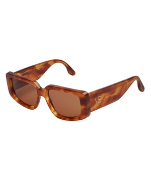 Women's sunglasses Victoria Beckham with acetate frame.

 Shape and design:
 - These Victoria Beckham glasses have a rectangular silhouette with defined edges.
 - The rectangular silhouette gives the glasses a modern and avant-garde look.

 Frame Material:
 - The frame of these glasses is made of acetate, a plastic material.
 - Acetate provides durability, flexibility and a smooth finish to the frame.
 - This makes the glasses durable and comfortable to wear.

 Acetate temples:
 - The temples are also made of acetate, matching the frame material.
 - The acetate on the temples makes them light and comfortable to wear.

 Brand details:
 - Engraving of the initials Victoria Beckham on the temples.
 - Includes certificates of authenticity and warranty.
 - Original case.

 Glasses:
 - The lenses are of high quality.
 - 100% UVB 400 protection.
 - Anti-reflective crystals.

 The color of the sunglasses lenses may vary slightly from the images due to lighting effects or adjustments in the material finish, but they will always retain their style and quality!
 Measures: Lens width: 54 mm. Bridge: 17 mm. Temples: 145 mm.
 Composition: Acetate
 Care:
Clean the glasses with soap and water (neutral).
 Do not use dirty or abrasive cloths that may alter the characteristics of the filters.
 Use only original accessories and spare parts.