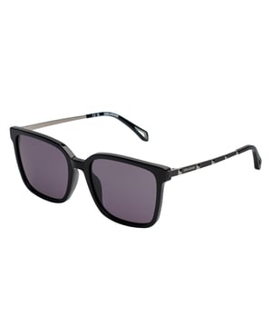 Zadig & Voltaire sunglasses with acetate frame.

 Shape and design:
 - These sunglasses have a square silhouette.
 - The square silhouette gives the glasses a modern and edgy look.

 Frame Material:
 - The frame of these sunglasses is made of acetate.
 - The use of acetate provides durability and lightness to the frame.
 - This makes the glasses durable and comfortable to wear.

 Sideburns:
 - The temples are made of metal with an acetate finish.

 Brand details:
 - Zadig & Voltaire brand engraving on the temples.
 - These design elements help to clearly identify the model as part of the Zadig & Voltaire sunglasses collection.

 Glasses:
 - The lenses are of high quality.
 - 100% UVB 400 protection.

 The color of the sunglasses lenses may vary slightly from the images due to lighting effects or adjustments in the material finish, but they will always retain their style and quality!
 Measures: Lens height: 50 mm. Lens width: 55 mm. Bridge: 18 mm. Temples: 140 mm.
 Composition: Acetate
 Care:
Use a microfiber cloth.
 Avoid aggressive products.
 Wash with water and neutral soap.