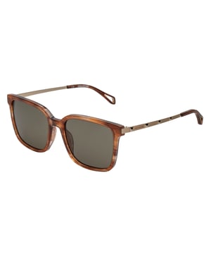 Zadig & Voltaire sunglasses with acetate frame.

 Shape and design:
 - These sunglasses have a square silhouette.
 - The square silhouette gives the glasses a modern and edgy look.

 Frame Material:
 - The frame of these sunglasses is made of acetate.
 - The use of acetate provides durability and lightness to the frame.
 - This makes the glasses durable and comfortable to wear.

 Sideburns:
 - The temples are made of metal with an acetate finish.

 Brand details:
 - Zadig & Voltaire brand engraving on the temples.
 - These design elements help to clearly identify the model as part of the Zadig & Voltaire sunglasses collection.

 Glasses:
 - The lenses are of high quality.
 - 100% UVB 400 protection.

 The color of the sunglasses lenses may vary slightly from the images due to lighting effects or adjustments in the material finish, but they will always retain their style and quality!
 Measures: Lens height: 50 mm. Lens width: 55 mm. Bridge: 18 mm. Temples: 140 mm.
 Composition: Acetate
 Care:
Use a microfiber cloth.
 Avoid aggressive products.
 Wash with water and neutral soap.