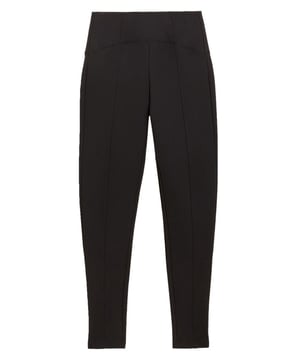 These M&S high-waisted leggings feauture a skinny fit with a covered waistband.Tags and labels have been removed, but the quality remains. Inside leg lengths: Short 25", Regular 27", Long 29".