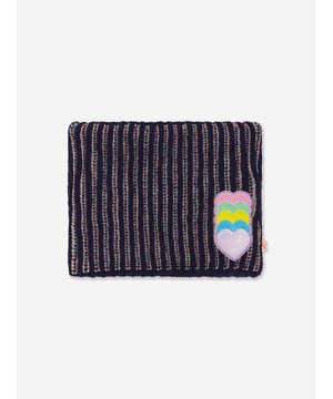 Billieblush incorporate dreamy and eccentric visions into their aesthetic portraits. This girls snood in navy is reflective of the label's innovative outlook and spontaneous nature. Made with heart/stripe patterning and refined material, she will obsessed. ‚Heart/Stripe Patterning ‚One Size