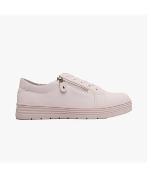 Dr Keller JANICE Womens Trainers White

 Upper Material: Polyurethane

Lining Material: Textile

Sole Material: Rubber

Closure/Fastening: Lace-Up,Zip

Features: Comfort

Toe Shape: Round

Shoe Width: Regular

Item Weight: 1 KG

Heel Height: Flat (Under 2.5cm)

Shoe Shaft Height: Low Top

Trainer Style: Casual

Gift Boxed: No
Product Code: B0151-WHT