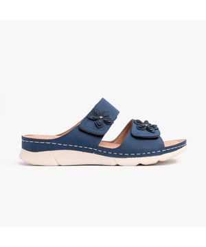 Dr Keller MOLLY Womens Sandals Navy

 Upper Material: Faux Suede

Lining Material: Synthetic

Sole Material: Rubber

Closure/Fastening: Slip-On,Touch Fasten

Features: Comfort,Breathable

Shoe Width: Regular

Item Weight: 1 KG

Heel Height: Low (2.5-4.9cm)

Sandal Style: Open Toe

Gift Boxed: No
Product Code: B1727-NVY