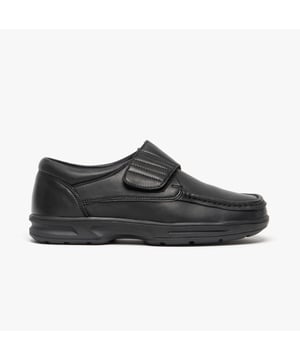 Dr Keller TEXAS Mens Leather Touch Fasten Wide Fit Shoes Black

 Upper Material: Leather

Sole Material: Rubber

Closure/Fastening: Touch Fasten

Features: Comfort

Toe Shape: Round

Shoe Width: Relaxed

Item Weight: 0.6 KG

Heel Height: Flat (Under 2.5cm)

Shoe Style: Casual

Gift Boxed: No
Product Code: M345A