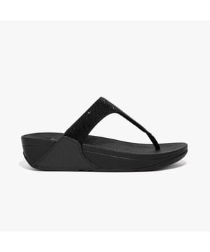 FitFlop LULU CRYSTAL Womens Toe Post All Black

 Upper Material: Polyurethane

Lining Material: Microfibre

Sole Material: Rubber

Closure/Fastening: Slip-On

Features: Comfort,Lightweight,Arch Support,Slip Resistant

Shoe Width: Regular

Item Weight: 1 KG

Heel Height: Flat (Under 2.5cm)

Sandal Style: Sandals

Gift Boxed: No
Product Code: EC5-090