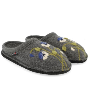 Haflinger Haflinger VIOLA Womens Slippers Anthracite

 Upper Material: Wool

Lining Material: Wool

Sole Material: Textile

Closure/Fastening: Slip-On

Features: Comfort,Non-Slip,Breathable

Toe Shape: Round

Shoe Width: Regular

Item Weight: 0.6 KG

Heel Height: Flat (Under 2.5cm)

Slipper Style: Mule

Gift Boxed: No
Product Code: 313102-04