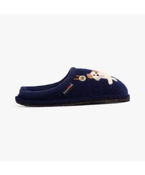Haflinger Haflinger FIDO Womens Slippers Navy

 Upper Material: Wool

Lining Material: Wool

Sole Material: Textile

Closure/Fastening: Slip-On

Features: Comfort,Non-Slip,Breathable

Toe Shape: Round

Shoe Width: Regular

Item Weight: 0.6 KG

Heel Height: Flat (Under 2.5cm)

Slipper Style: Mule

Gift Boxed: No
Product Code: 313105-70