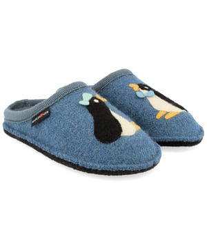 Haflinger Haflinger PINGU Womens Slippers Powder Blue

 Upper Material: Wool

Lining Material: Wool

Sole Material: Textile

Closure/Fastening: Slip-On

Features: Comfort,Non-Slip,Breathable

Toe Shape: Round

Shoe Width: Regular

Item Weight: 0.6 KG

Heel Height: Flat (Under 2.5cm)

Slipper Style: Mule

Gift Boxed: No
Product Code: 313106-59