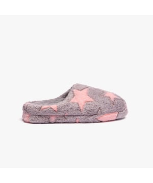 Jo &amp; Joe Jo &amp; Joe HALO Womens Slippers Grey

 Upper Material: Textile/Fabric

Lining Material: Textile

Sole Material: Textile

Closure/Fastening: Slip-On

Features: Warm Lining

Shoe Width: Regular

Item Weight: 1 KG

Heel Height: Flat (Under 2.5cm)

Slipper Style: Mule
Product Code: HALO/GREY