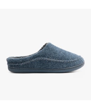 Jo &amp; Joe Jo &amp; Joe SLIGO Mens Mule Slippers Navy

 Upper Material: Fabric

Lining Material: Warm Lined

Sole Material: Synthetic

Closure/Fastening: Slip-On

Features: Warm Lining,Comfort

Toe Shape: Round

Shoe Width: Regular

Item Weight: 0.38 KG

Heel Height: Flat (Under 2.5cm)

Slipper Style: Mule

Gift Boxed: No
Product Code: SLIGO/NVY