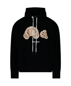Presentamos el artículo Pam Angels, una incorporación imprescindible a tu guardarropa. Con su atrevido logo en la parte delantera, esta prenda es a la vez elegante y cómoda. No te lo pierdas, ¡consigue el tuyo ahora!, Logo en el frente, Bolsillo canguro, Capucha con cordón, Hecho en Italia, 100% algodón, Sudadera negra