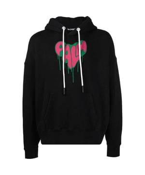 Presentamos el artículo Pam Angels, una incorporación imprescindible a tu guardarropa. Con su atrevido logo en la parte delantera, esta prenda es a la vez elegante y cómoda. No te lo pierdas, ¡consigue el tuyo ahora!, Logo en el frente, Bolsillo canguro, Capucha con cordón, Hecho en Italia, 100% algodón, Sudadera negra