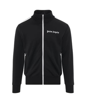 Presentamos el artículo Pam Angels, una incorporación imprescindible a tu guardarropa. Con su atrevido logo en la parte delantera, esta prenda es a la vez elegante y cómoda. No te lo pierdas, ¡consigue el tuyo ahora!, Corte estándar, Se adapta a la talla real, Hecho en Italia, Estampado del logo gótico de Palm Angels, Bolsillos delanteros con cremallera, 100% poliéster, Chaqueta negra