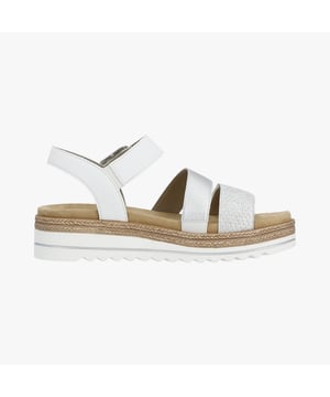 Remonte JOCELYN2 Womens Sandals White

 Upper Material: Synthetic

Lining Material: Textile

Sole Material: Synthetic

Closure/Fastening: Buckle,Touch Fasten

Features: Comfort,Vegan

Heel Type: Platform

Shoe Width: Regular

Item Weight: 1 KG

Heel Height: Flat (Under 2.5cm)

Sandal Style: Sandals

Gift Boxed: No
Product Code: D0Q55-90
