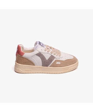 Victoria SEUL FAUX LEATHER &amp; SPLIT Womens Trainers Rosa

Closure/Fastening: Lace-Up

Features: Comfort

Toe Shape: Round

Shoe Width: Regular

Item Weight: 1 KG

Heel Height: Flat (Under 2.5cm)

Trainer Style: Casual

Gift Boxed: No
Product Code: 1257101/ROS
