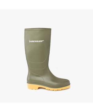 Dunlop Dunlop DULL Unisex Junior Wellington Boots Green

 Upper Material: PVC

Lining Material: Textile

Sole Material: Synthetic

Closure/Fastening: Slip-On

Features: Waterproof,Comfort

Toe Shape: Round

Shoe Width: Regular

Item Weight: 1.5 KG

Heel Height: Flat (Under 2.5cm)

Boot Style: Wellingtons

Gift Boxed: No
Product Code: W028E