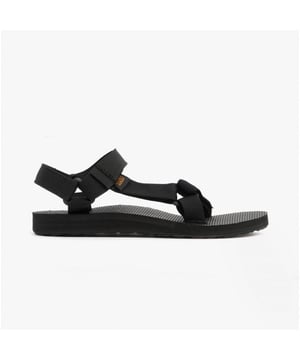 Teva ORIGINAL UNIVERSAL Ladies Sandals Black

 Upper Material: Textile

Sole Material: Synthetic

Closure/Fastening: Slip-On

Features: Lightweight,Vegan,Comfort,Breathable,Adjustable Strap

Toe Shape: Round

Shoe Width: Regular

Item Weight: 0.5 KG

Heel Height: Flat (Under 2.5cm)

Sandal Style: Sandals

Gift Boxed: No
Product Code: 1003987-BLK