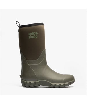 Mud Dogs Mud Dogs RUTLAND MID Unisex Neoprene Wellington Boots Olive

 Upper Material: Rubber/Neoprene

Lining Material: Neoprene/Fabric

Sole Material: Rubber

Closure/Fastening: Pull-On

Features: Comfort,Waterproof

Toe Shape: Round

Shoe Width: Regular

Item Weight: 2 KG

Heel Height: Flat (Under 2.5cm)

Shoe Shaft Height: Mid-Calf

Boot Style: Wellingtons

Gift Boxed: No
Product Code: RF9002-OLV