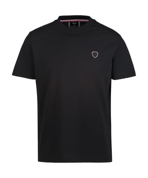 Das 19v69 ITALIA T-Shirt *TARIUS* überzeugt mit schlichter Eleganz und einem dezenten Logo-Detail. Der weiche Materialmix aus Baumwolle und Polyester sorgt für hohen Tragekomfort, während der klassische Rundhalsausschnitt und der Regular Fit einen perfekten Sitz bieten – ideal für Freizeit und Alltag.