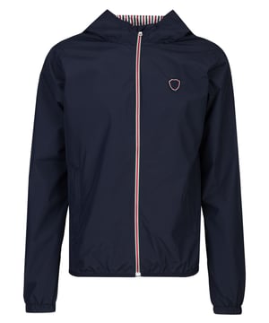 Het 19v69 ITALIA heren overgangsjack *JO FLAG* combineert functionaliteit met moderne stijl. Het lichte, waterafstotende jack met capuchon biedt optimale bescherming bij wisselvallig weer. Praktische steekzakken en een sportieve snit maken het de ideale metgezel voor dagelijks gebruik.