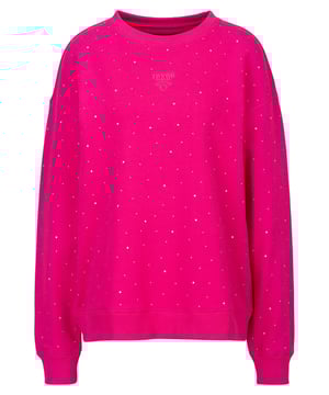 Klassisches Sweatshirt mit Rundhals & edler Verzierung. Der hochwertige Baumwollstoff sorgt für ein angenehmes Tragegefühl – ideal für modische Casual- und Streetwear-Looks