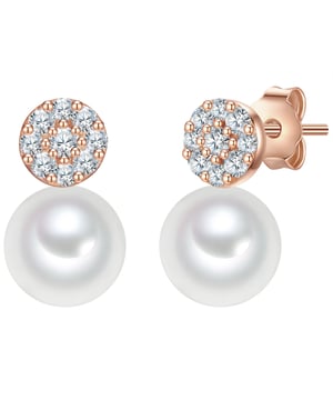 Are you looking for timeless earplugs in a pearl design? This feminine earrings of the label Valero Pearl conjures up a fascinating pearl shimmer on your ear with exquisite freshwater breeding breeding breeding. The highlight are the circular zirconia crystals that set sparkling glamor accents. A practical plug -in closure ensures optimal comfort. Plugs, socket and closure are made of 925 sterling silver and refined with rose gold-a must-have for all lovers of the trendy precious metal and a wonderful gift for all pearl fans!