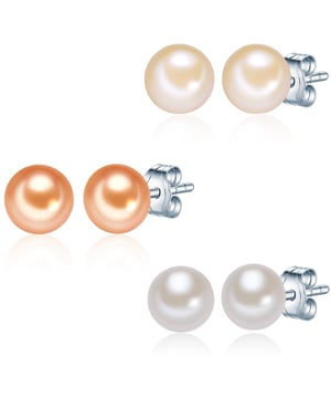 It is not possible without classic pearl ears, all fashionistas around the world know that. How good that Valero Pearls gives them three exciting variations with this earplug set. Each single couple inspires with its hand-picked freshwater breeding breeds, which put other pieces of jewelry in the shade with a flawlessly smooth surface and their sensational louster. So she wraps your wearer into an all -encompassing aura of glamor and gives her a new self -confidence. And don't worry, thanks to their base from skin -friendly sterling silver, all earrings are also suitable for sensitive earlobes.