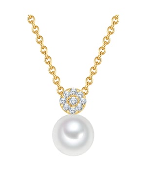 Are you looking for a timeless pearl accessory with a touch of glamor? This chain of the label Valero Pearl conjures up a fascinating pearl shimmer in her climber with a fine freshwater breeding breed. The highlight is the chain eyelet designed as a circular, which is close to glittering zirconia crystals. An anchor chain with a practical spring ring closure and an extension chain make the length adjustment straightforward. The chain and eyelet are made of 925 sterling silver and refined with yellow gold-perfect for all lovers of the warm shiny gold nuance and a wonderful gift for pearl fans!