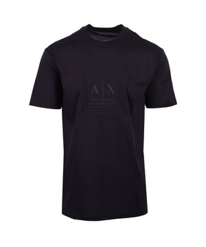 Armani Exchange Jersey T-shirt in Deep Navy
Elevate your casual wardrobe with the Armani Exchange Deep Navy Jersey T-Shirt. Crafted from 100% mercerised cotton, this regular-fit tee offers a refined take on everyday comfort. The mercerised treatment provides a subtle sheen and enhanced durability, ensuring a luxurious feel that lasts.
 
Designed for effortless style, this t-shirt features a classic round neck and short sleeves, making it a versatile staple for any occasion. The deep navy hue exudes sophistication, while the iconic Armani Exchange logo on the chest adds a touch of modern branding.
 
Features

Premium Mercerised Cotton: 100% cotton fabric with a polished finish and increased strength.
Classic Regular Fit: Comfortable and flattering silhouette.
Armani Exchange logo on the chest 
Deep Navy Color
Style code: XM000358